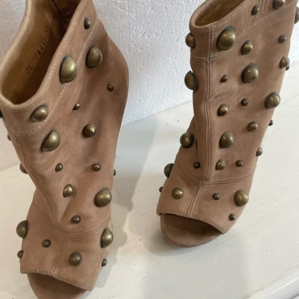 Stuart Weisman ankle heel booties